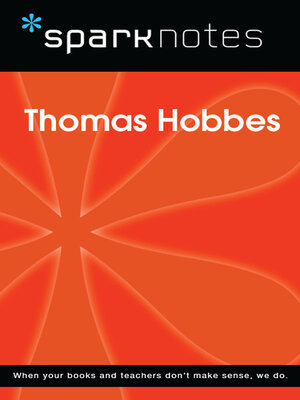 cover image of Thomas Hobbes (SparkNotes Philosophy Guide)